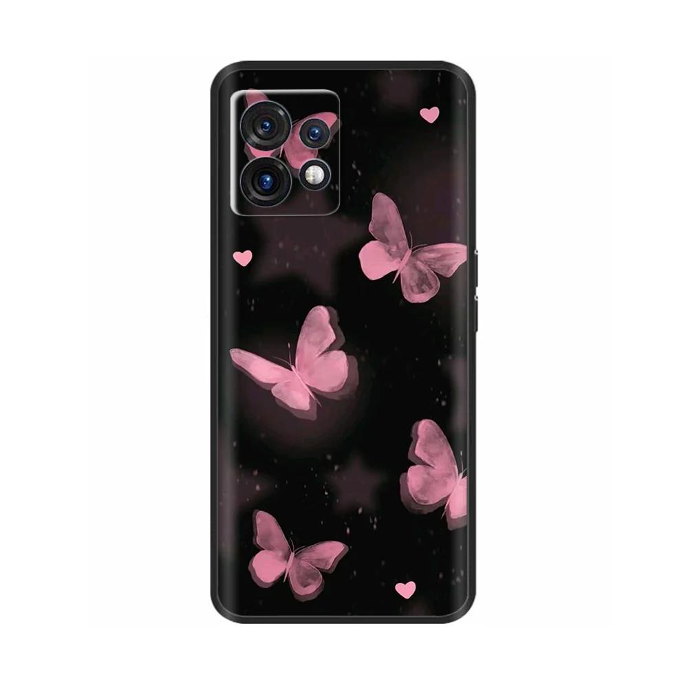 Для чехла для телефона Motorola Edge 40 Pro Милое сердце Мягкая жидкая силиконовая задняя крышка Для Motorola Edge 40 Edge40 Neo Fundas Чехлы