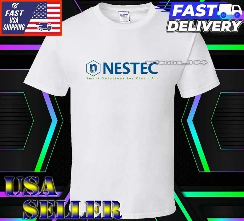 Новая футболка Nestec с логотипом, забавная американская футболка USA, унисекс, размеры S-5XL