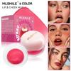 Jelly Lip Mud, Matte Matte Velvet Lip Glaze, Dual-use Easy-to-pigment Blush Cream