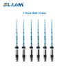 6Pcs Dental Reciproc Blue Endodontic Files Engine Use 25mm R25 R40 R50 Heat Activation Niti Rotary Root Canal Files Dentist Tool