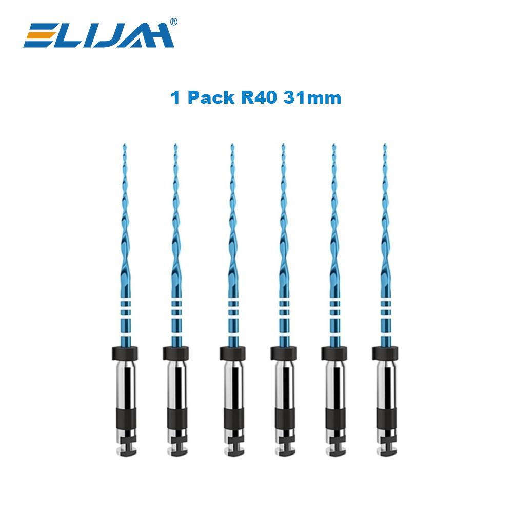6Pcs Dental Reciproc Blue Endodontic Files Engine Use 25mm R25 R40 R50 Heat Activation Niti Rotary Root Canal Files Dentist Tool