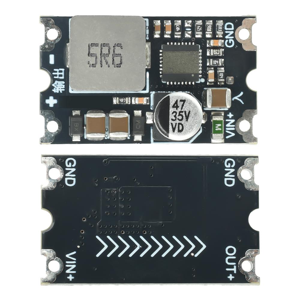 DC6-35V to 5V 12V Step-Down Power Supply Module DC-DC 8A Buck Converter Module Voltage Regulator with TVS and Fuse