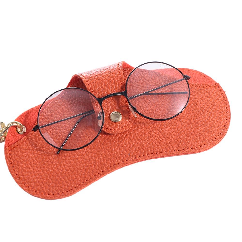 Сумка для хранения очков с пряжкой, в корейском стиле, сумка для солнцезащитных очков, сумка для очков, из ПУ кожи, мешочек
