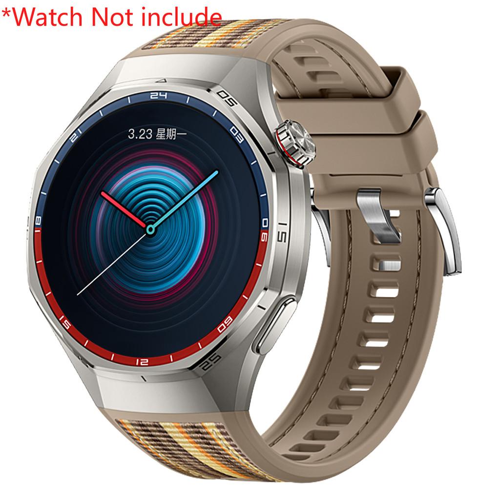 Роскошный силиконовый нейлоновый ремешок без зазоров для Huawei Watch GT 6 Pro, резиновый браслет для Huawei Watch GT6 Pro, специализированный ремешок для часов