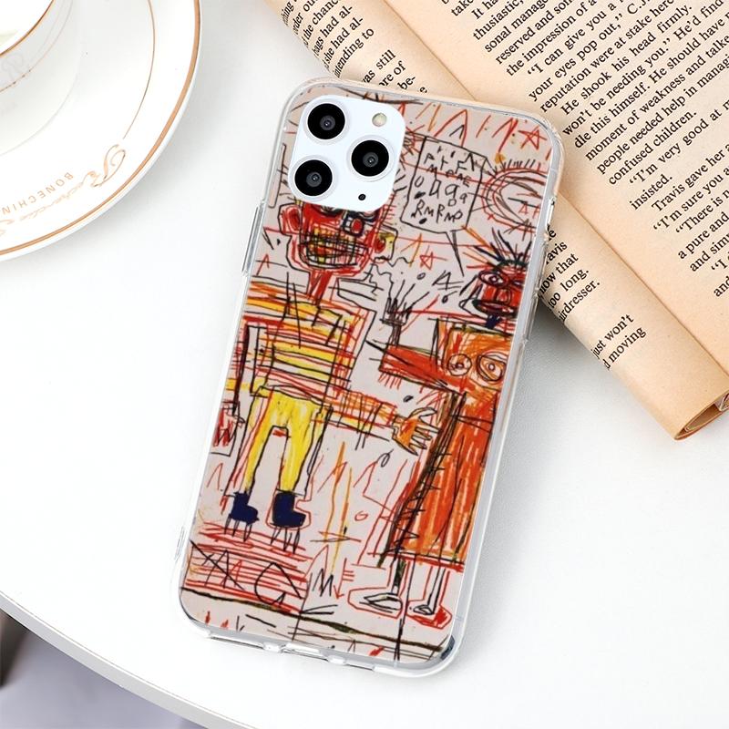 Чехол с рисунком в виде граффити и маслом для Xiaomi Mi 11 Note 10 10T Pro CC9e 9 SE Poco X3 NFC Redmi Note 10S 9T 9C NFC 7 5 8T Pro Cover