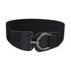 Ladies Waist Belt Women Straps Light Luxury Personality Large Alloy Buckle Elasticity Belt for Women Coat