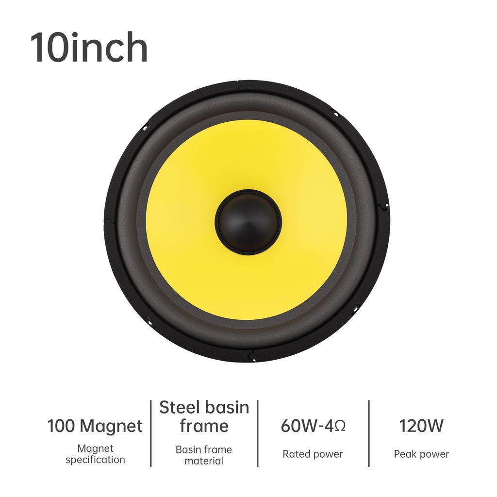 1PCS Loudspeaker Woofer Speaker for Car Audio / Home Theaters, Wide Frequency Response Car Audio Stereo Speaker