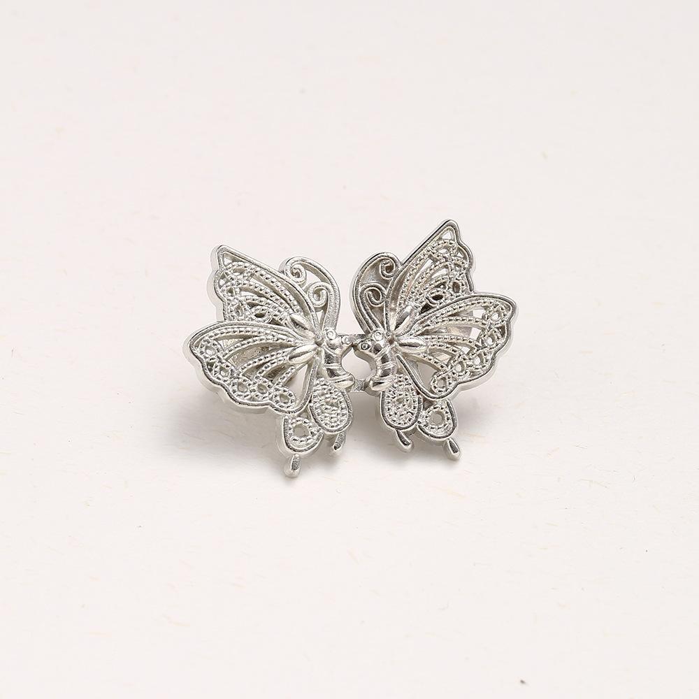 Alloy Waist Buckle Decorative Buttons No Sewing Detachable Button For Jeans Waist Adjustment Clothing Accessories Tool