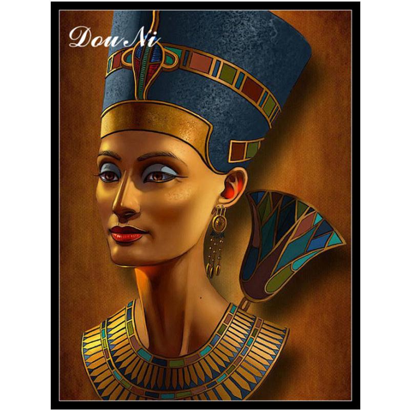 5D DIY Алмазная картина Древний Египет Фараон Алмазная вышивка Набор для вышивки крестом Полный горный хрусталь Мозаика Домашний декор