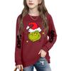 Boys Girls Child Fashion Daily Versatile Casual Crewneck Sweatshirts Daily Long Sleeve Patchwork Top Sweatshirts