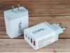 55 Вт GaN USB-зарядное устройство Быстрая зарядка EU/US/UK/AU Вилка Адаптер для зарядки телефона Для iPhone Xiaomi Samsung QC 3.0 Type C PD Настенное зарядное устройство