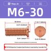 Шпильки и винты для контактной сварки с выступом из стали с покрытием медью PT-M3M4M5M6M8