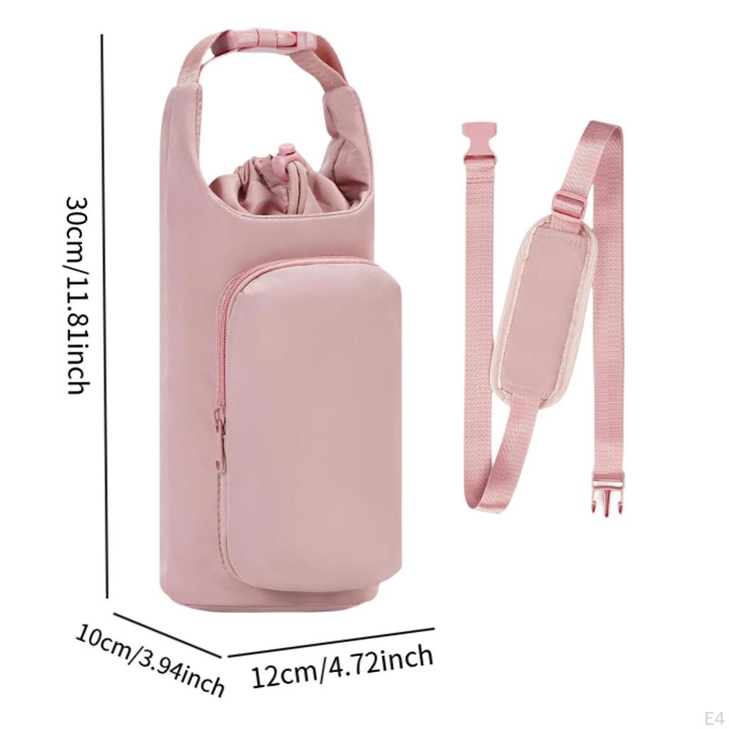Water Bottle Carrier Bag Cup Cover Outdoor Sleeve Holder Pouch for Picnic