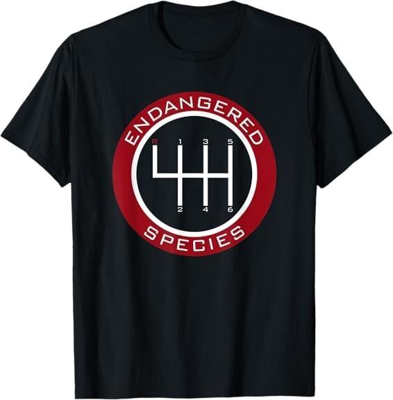 Mechanic, Endangered Species, Manual Shifter Best Gift Tees S-3XL