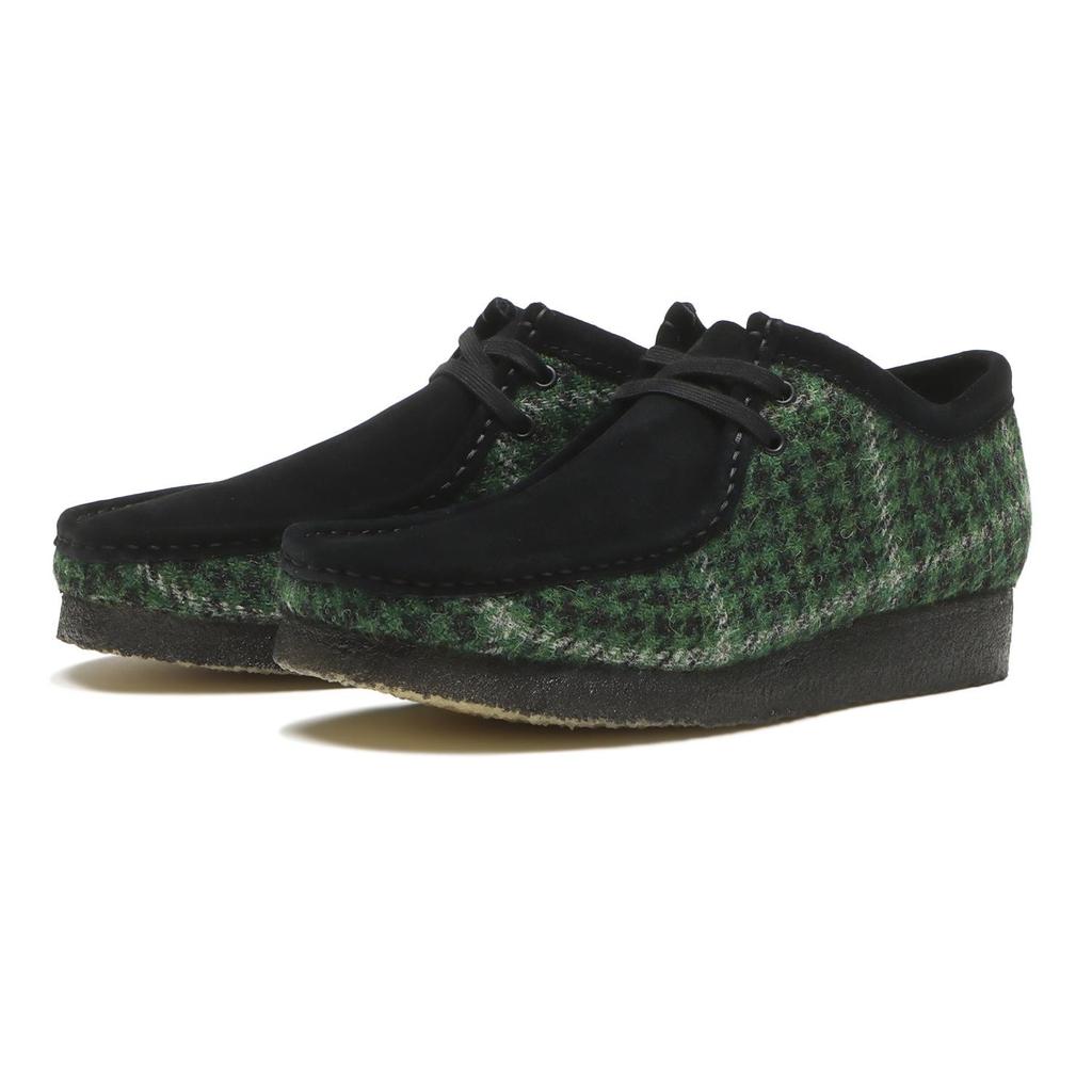 26182790 Harris Tweed A Clarks Wallabee Зеленый Твид Комби ( Мужской )