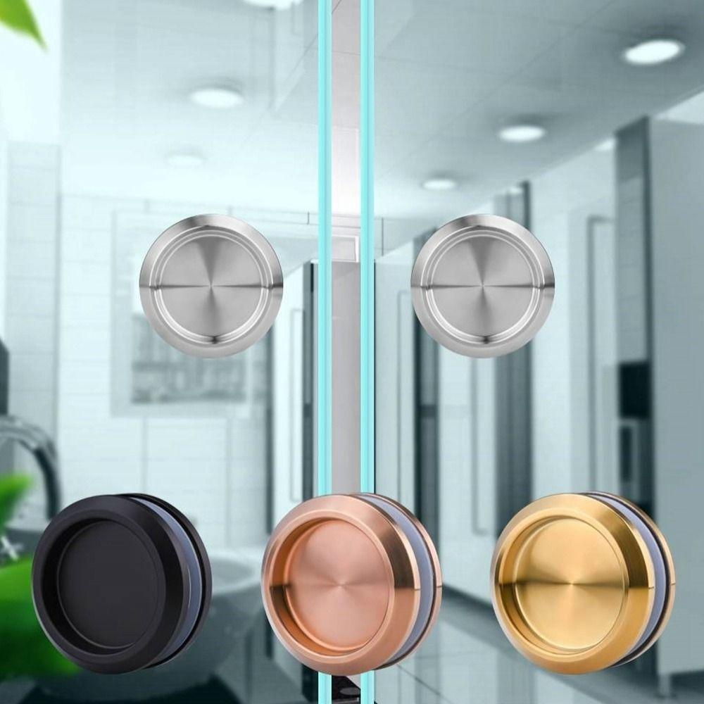 Embedded Cupboard Handles Stainless Steel Furniture Handles Invisible Door Handle Glass Doors