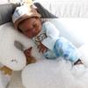 20 Inch High-quality Painted Reborn Doll Lanny Deep Skinned Cute Doll Simulated Baby
