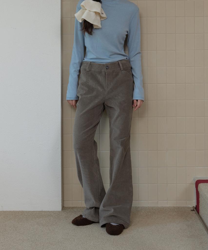 SSEMI Corduroy Flare Pants(Et)