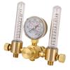 Регулятор аргона Расходомер Двойной выход 060CFH 04500PSI Вход CGA580 Расходомер аргона Газ