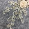 1Pcs Exquisite 3D Flowers Imitation Patch DIY Lace Collar Embroidery Patch Clothes Applique Accessories Sewing Trim Decoration