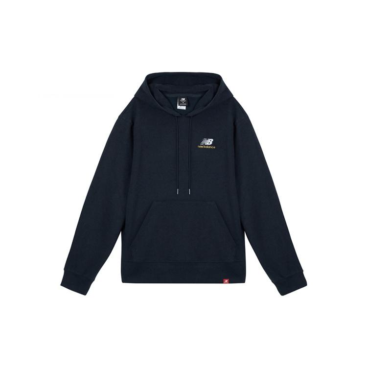 New Balance Embroidered Logo Sports Pullover Navy Blue Men's AMT11550-ECL