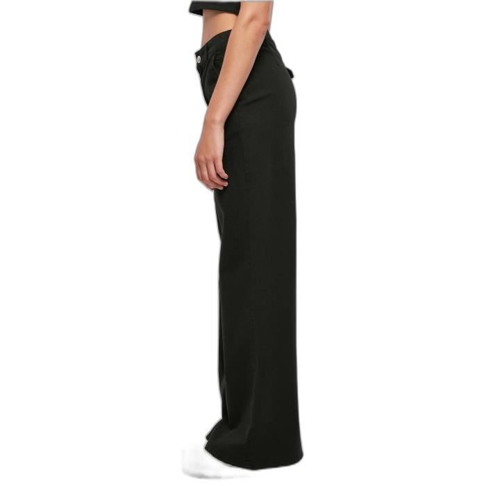 Pantalon chino femme taille haute Urban Classics - noir - respirant