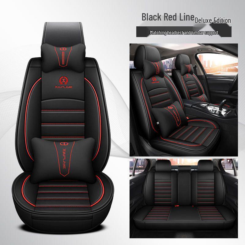 Комплект чехлов на сиденья автомобиля Nissan: Подходит для Sylphy, Kicks, Bluebird, Teana, Qashqai, X-Trail, Tiida – Всесезонные коврики.