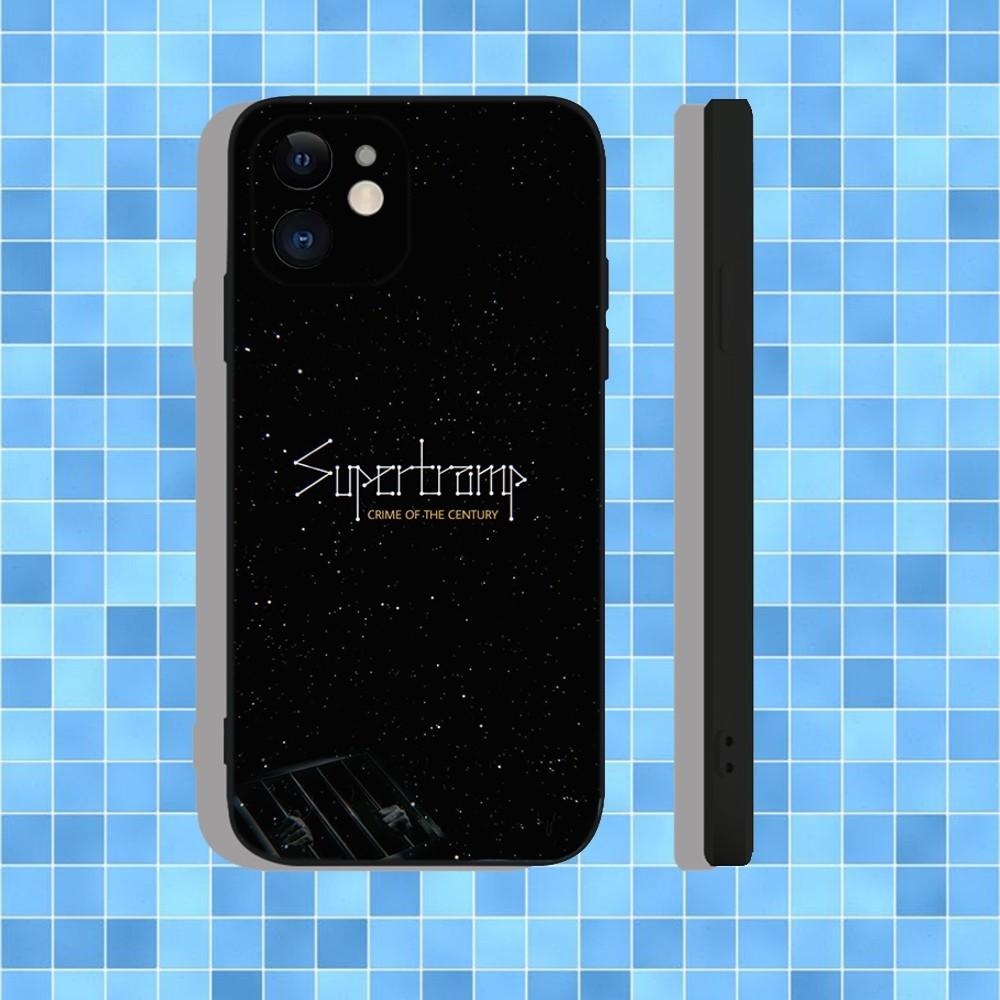 Чехол для телефона Supertramp Breakfast in America для iPhone 16,15,14,13,12,11, Pro, Max, Plus, X, XS, XR, SE, 8, 7, Mini, Силиконовый, Черный