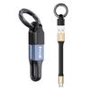 Новый Короткий Брелок USB-Кабель для Передачи Данных 3.1А Макс. Кабель Быстрой Зарядки Micro Type-C на USB A Зарядный Шнур для Смартфона Планшета