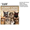 Ежемесячный планировщик для любителей кошек 2027 Забавный настенный календарь, 12-месячный, с юмористическими цитатами и фотографиями, Органайзер с графиком праздников и особыми датами, Милый