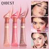 QiBest Hydrating Liquid Blush Multifunctional Makeup Pencil Natural Hold Brightening Matte Highlighting Face Blush Liquid