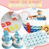 Alphabet Number Spring Cookie Cutter Set For Baking DIY Creative Desserts