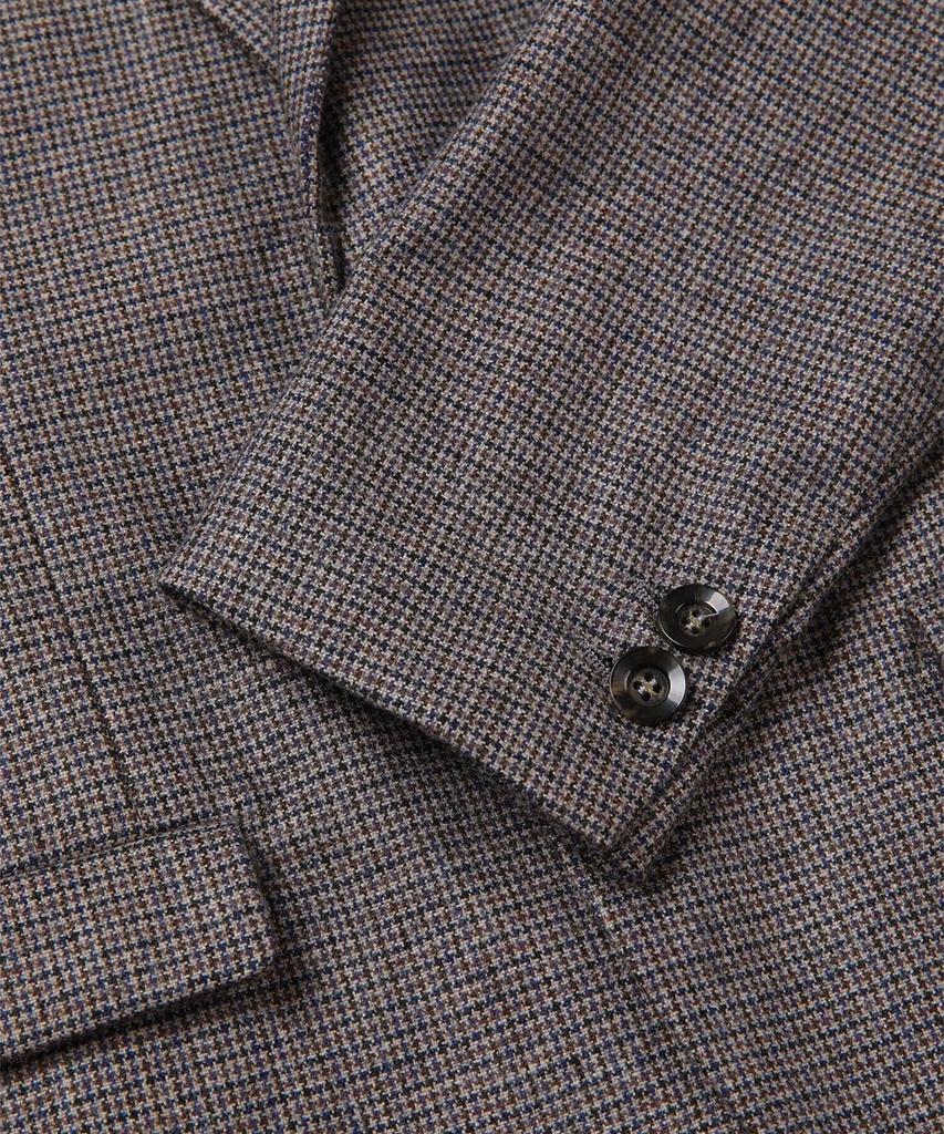 Panicale Check Wool Blend Jacket [Brown]