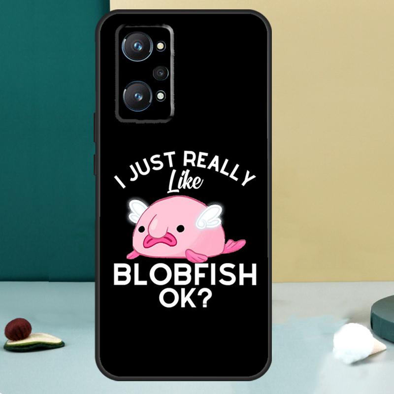 Милый рыбо-капля Для Realme 11 10 12 13 14 Pro Plus GT 7 6 5 Pro GT 6T C67 C61 C53 C51 C21Y C25S C75 C55 Чехол