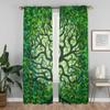 Затемняющая штора Древо Жизни для комнаты 2 панели Современные шторы для гостиной 2 штуки Хэллоуинская декорация Тюль для спальни Детская