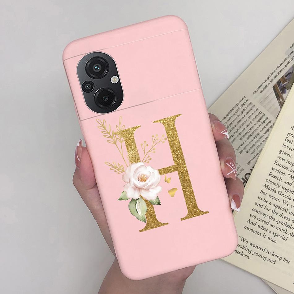 Для Xiaomi POCO M5 Чехол Роскошный Модный Силиконовый Мягкий ТПУ Задняя Панель Защитная Оболочка Телефона Для Xioami POCO M5 4G Милый Чехол с Буквами Сумки