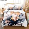 Комплект постельного белья Haikyu, японское знаменитое аниме-одеяло, пододеяльник и наволочка, постельное белье для спальни, дропшиппинг, подарок
