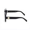 Celine Logo Square Sunglasses Women sunglasses Black CL40304U-01A