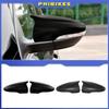 Для VW JETTA MK6 Volkswagen Passat B7 Scirocco Beetle CC Eos Black Horn Carbon Add on Rear View Mirror Cap Cover High Quality