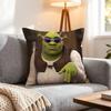 Cartoon Shrek Cushion Cover 1Pcs Decorative Covers Soft Cushion Case For Sofa Couch Decor 40X40 45X45 Pillowcases