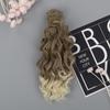 1/6 Doll High-Temperature Gold Brown 15*100cm Doll Periwig Doll Curly Wigs Doll Hair Wig Doll Hair