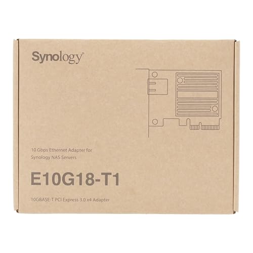 Synology E10G18-T1 10GbE Network Card (Single-Port, RJ-45) for Synology, Compatible with Synology Systems