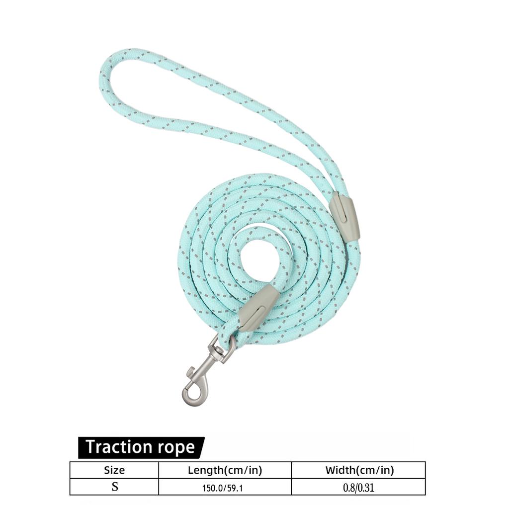 Классические Прочные Поводки для Собак Средних и Крупных Пород, Прочная Веревка-Поводок, Модный Черный Сетчатый Поводок для Собак, Уличная Прогулка, Тренировка, Новинки