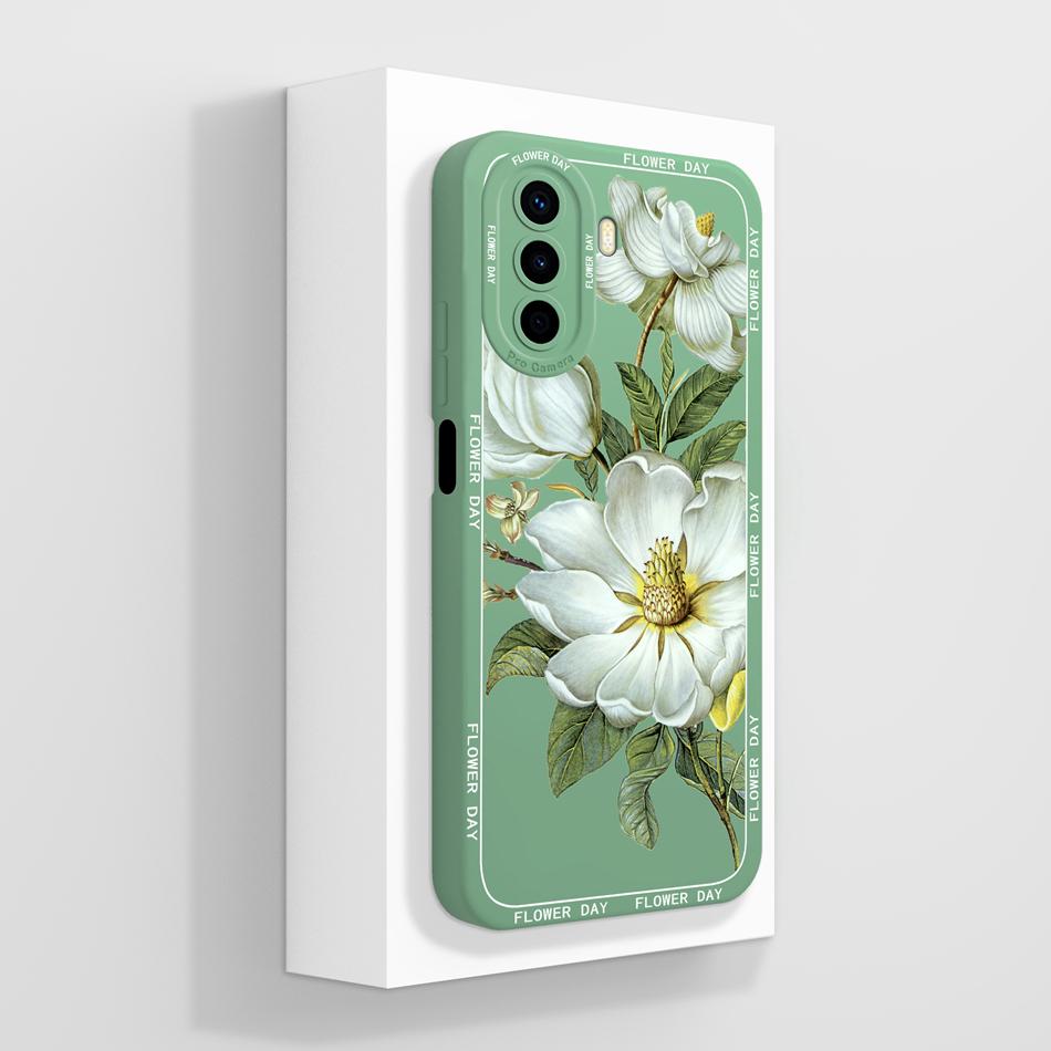 Чехол для Huawei Nova Y70 Plus Арт Медведь Полное Покрытие Противоударный Funda для Huawei Nova Y 70 Y70+ Жидкий Силикон Задняя Крышка Телефона