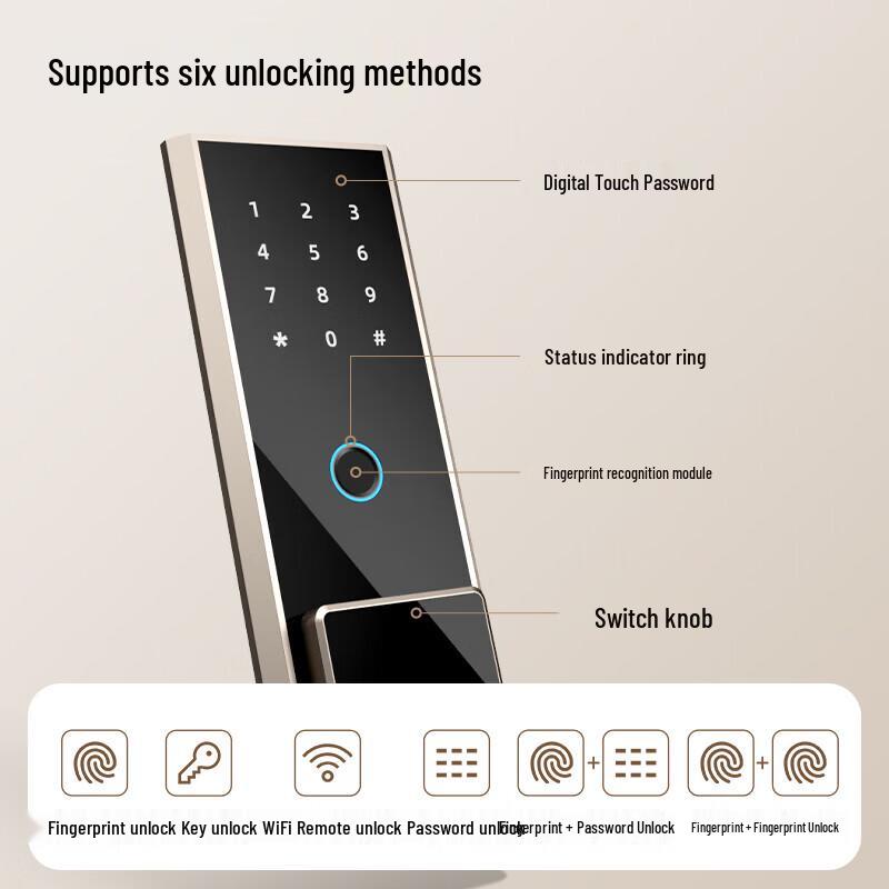 Deli AE66-ZMW Smart WiFi Fingerprint Safe