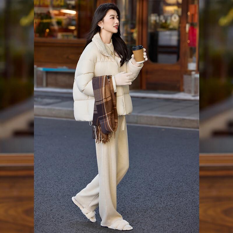 Женская легкая пуховая куртка Bailuyu с воротником-стойкой, 90% утиного пуха