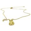 [P5644] - Gold 'Rabbit' Handcrafted Steel Necklace - 15x10 Mm
