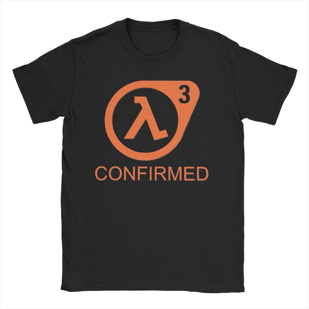 Футболки Half Life 3 Унисекс Женские 100% Хлопок Повседневные Футболки С Круглым Вырезом Футболки С Коротким Рукавом Одежда Подарок на День Рождения