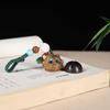 Ручная работа Черное дерево Зеленый Сандал Кошачий Колокольчик Ароматический Саше Брелок Диффузор Подвеска
