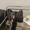 Сумка с леопардовым принтом Niche Design для женщин, новая модная и универсальная сумка под мышкой, модная сумка через плечо на одно плечо